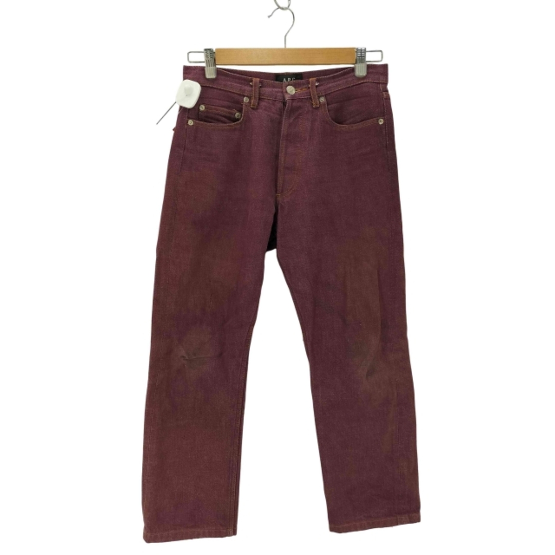A.P.C - A.P.C.(アーペーセー) 赤耳 ワインレッドスキニーデニム A.P.C - A.P.C.(アーペーセー) 赤耳 ワインレッドスキニーデニム