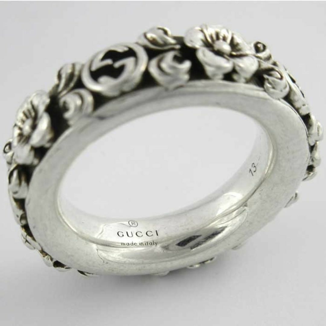 GUCCI - 【新品】グッチ 728261 J8400 0728 (シルバー系) リング GUCCI - 【新品】グッチ 728261 J8400 0728 (シルバー系) リング