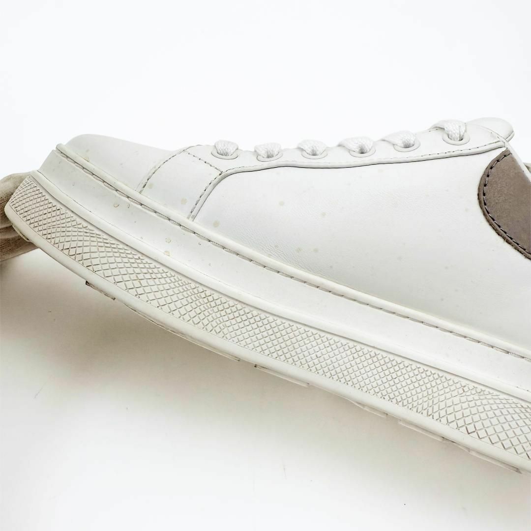 PRADA - プラダ PRADA 厚底 スニーカー 36.5 23.5 白 グレー 箱 PRADA - プラダ PRADA 厚底 スニーカー 36.5 23.5 白 グレー 箱