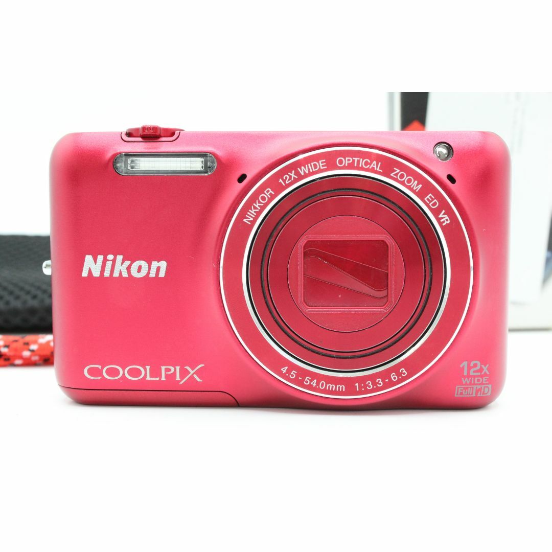 Nikon - ＜＜付属品多数＞＞【良品】Nikon ニコン クールピクス S6600RD ラズベリーレッド #LE2025164