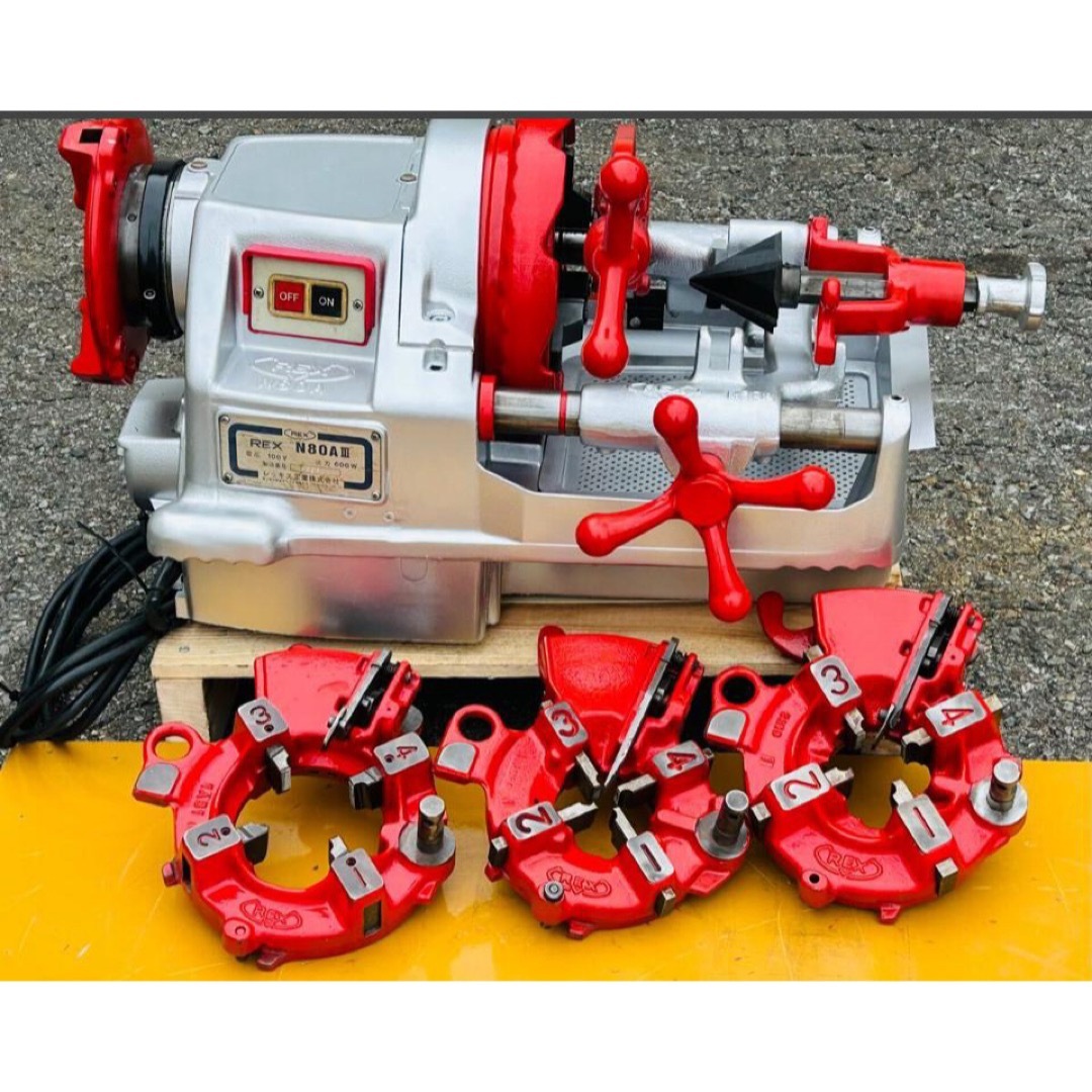 REX パイプマシン ねじ切り機 N80A111 レッキスの通販 by REX パイプマシン ねじ切り機 N80A111 レッキスの通販 by