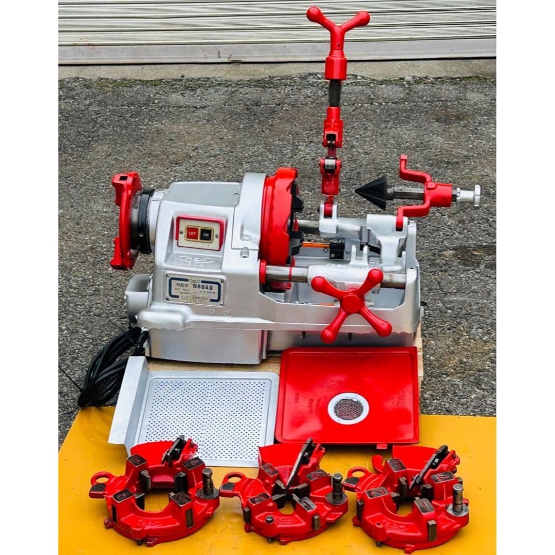 REX パイプマシン ねじ切り機 N80A111 レッキスの通販 by REX パイプマシン ねじ切り機 N80A111 レッキスの通販 by