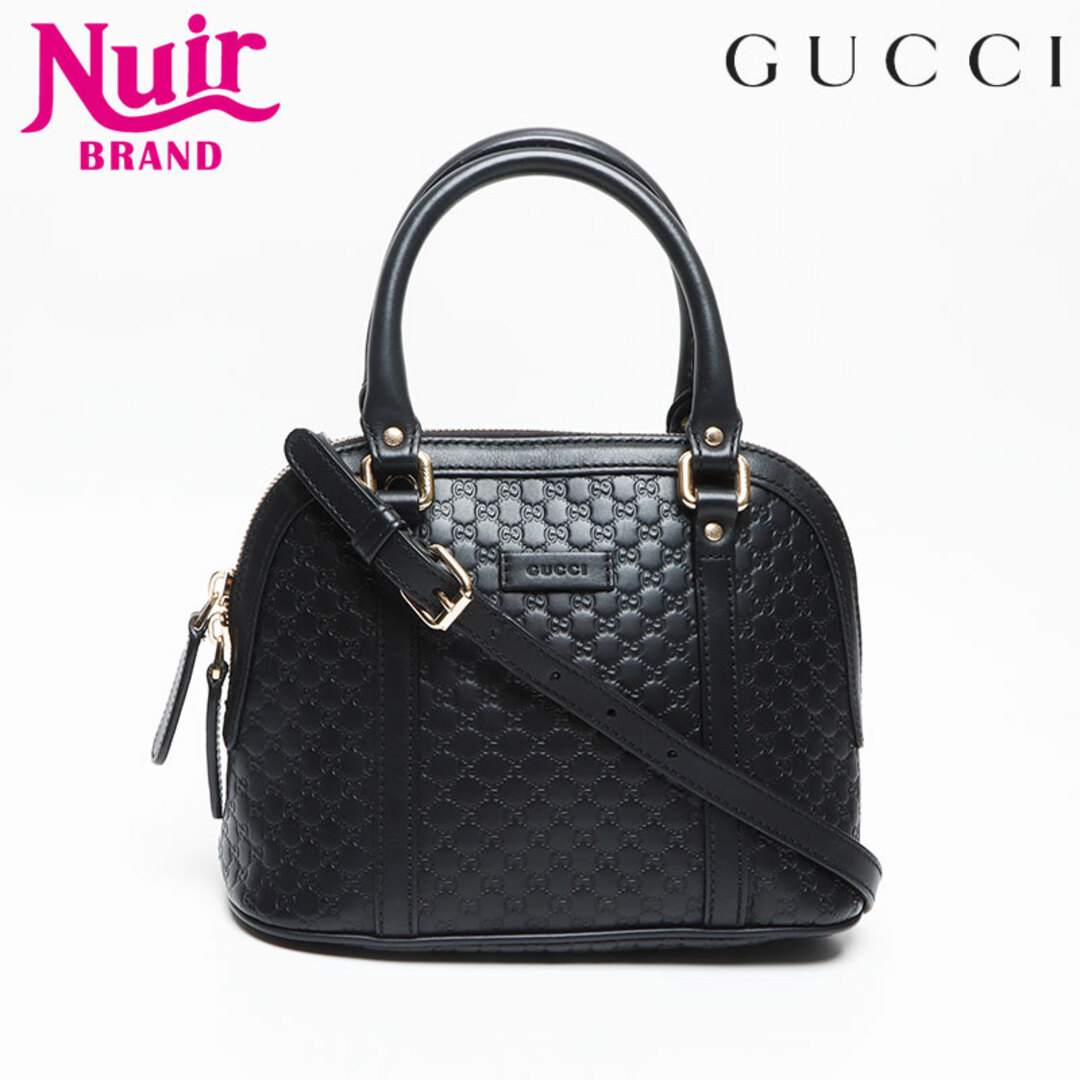 GUCCI - グッチ GUCCI マイクロ GG シマ レザー 2way ショルダー GUCCI - グッチ GUCCI マイクロ GG シマ レザー 2way ショルダー