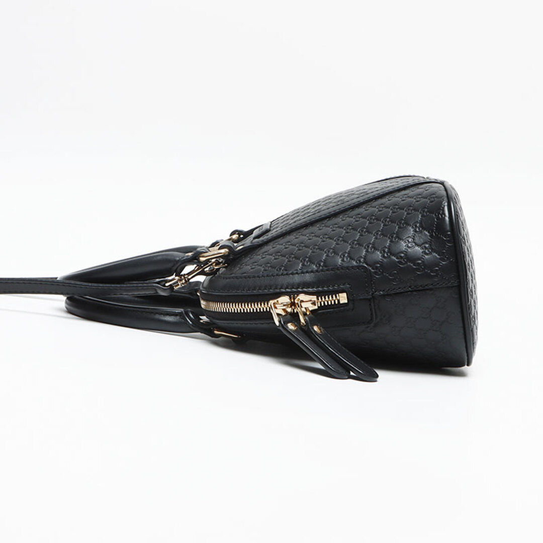 GUCCI - グッチ GUCCI マイクロ GG シマ レザー 2way ショルダー GUCCI - グッチ GUCCI マイクロ GG シマ レザー 2way ショルダー