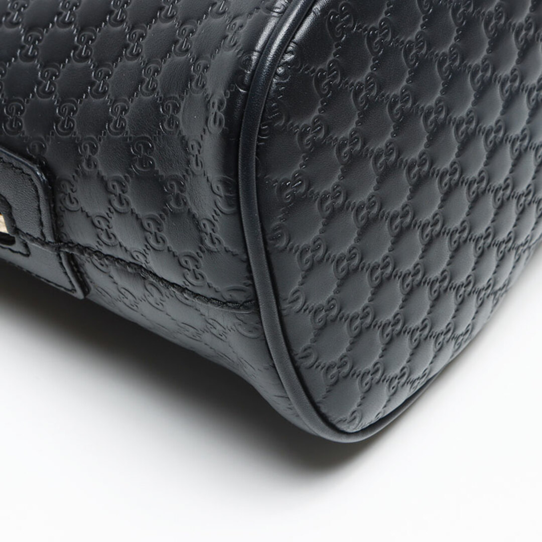 GUCCI - グッチ GUCCI マイクロ GG シマ レザー 2way ショルダー GUCCI - グッチ GUCCI マイクロ GG シマ レザー 2way ショルダー