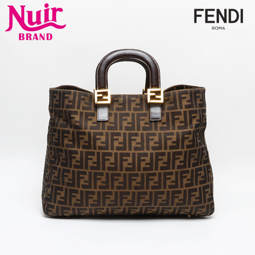 FENDI - フェンディ FENDI トートバッグ ズッカ柄 レザー FENDI - フェンディ FENDI トートバッグ ズッカ柄 レザー