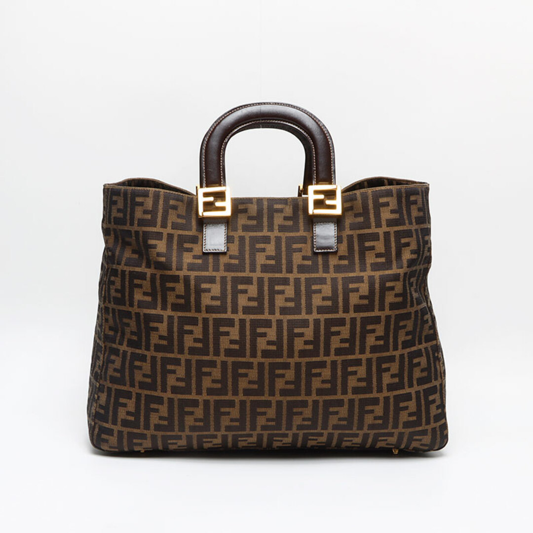FENDI - フェンディ FENDI トートバッグ ズッカ柄 レザー FENDI - フェンディ FENDI トートバッグ ズッカ柄 レザー