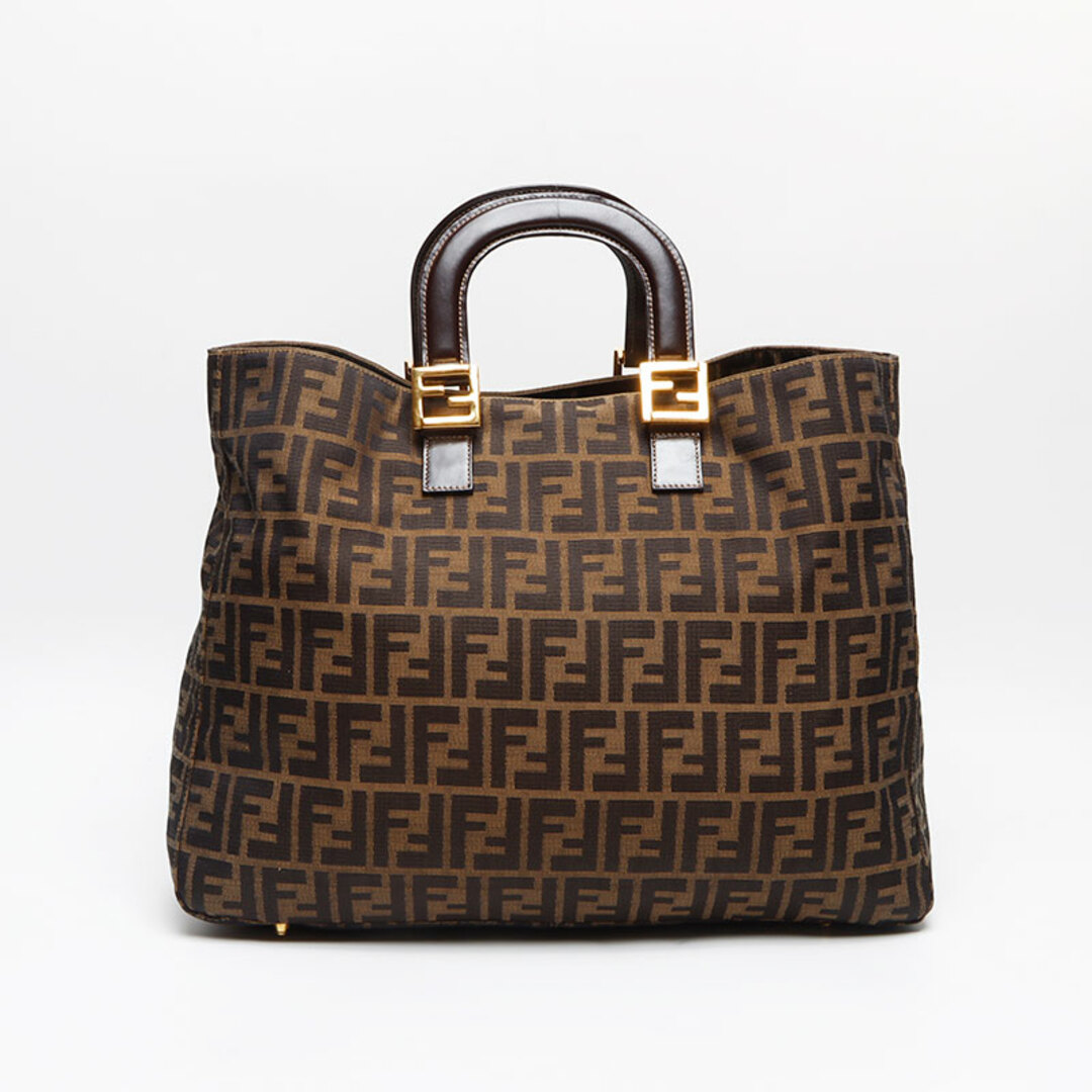 FENDI - フェンディ FENDI トートバッグ ズッカ柄 レザー FENDI - フェンディ FENDI トートバッグ ズッカ柄 レザー