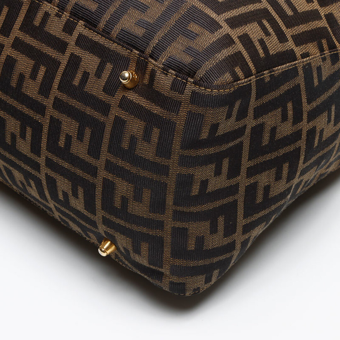 FENDI - フェンディ FENDI トートバッグ ズッカ柄 レザー FENDI - フェンディ FENDI トートバッグ ズッカ柄 レザー