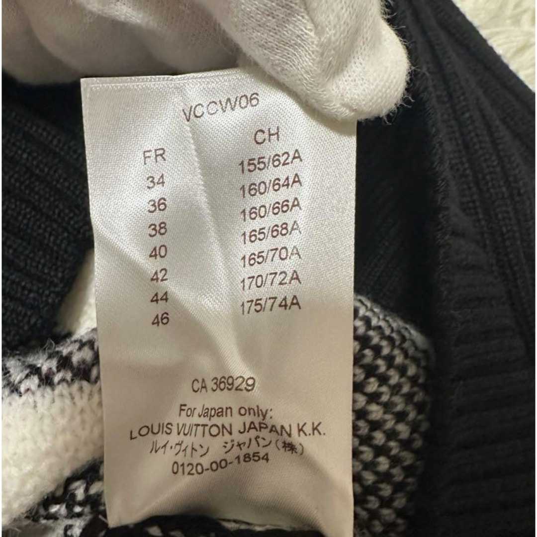LOUIS VUITTON - 超美品 ルイヴィトン エスニック調 リブ 切替 LOUIS VUITTON - 超美品 ルイヴィトン エスニック調 リブ 切替