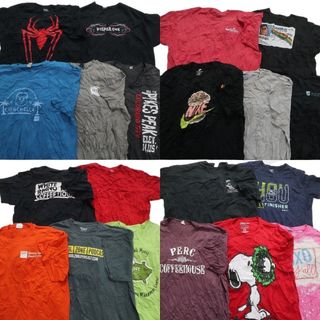 古着卸 まとめ売り カラーmix プリント 半袖Tシャツ 20枚セット 古着卸 まとめ売り カラーmix プリント 半袖Tシャツ 20枚セット