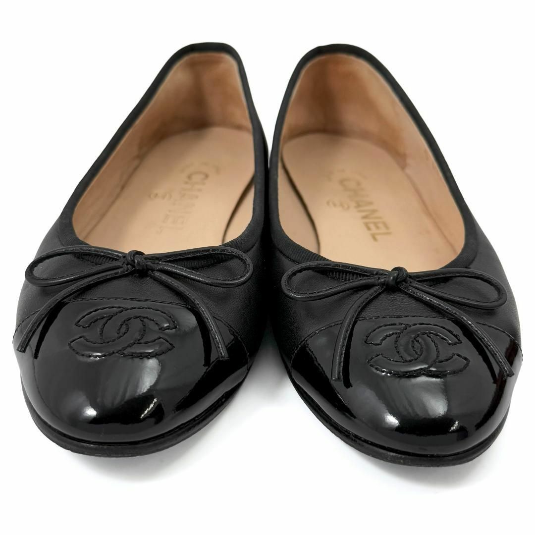 CHANEL - 美品 シャネル バレリーナ 35 パンプス フラット CHANEL - 美品 シャネル バレリーナ 35 パンプス フラット