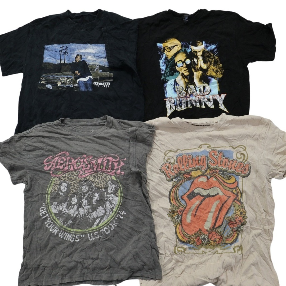 古着卸 まとめ売り 音楽・バンド 半袖Tシャツ 16枚セット 古着卸 まとめ売り 音楽・バンド 半袖Tシャツ 16枚セット