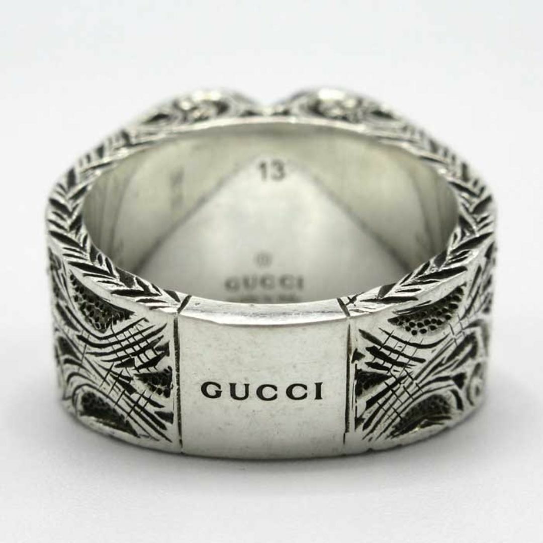 GUCCI - 【新品】グッチ 678913 J8400 0728 (シルバー系) リング GUCCI - 【新品】グッチ 678913 J8400 0728 (シルバー系) リング