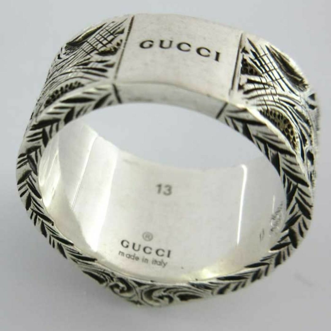 GUCCI - 【新品】グッチ 678913 J8400 0728 (シルバー系) リング GUCCI - 【新品】グッチ 678913 J8400 0728 (シルバー系) リング