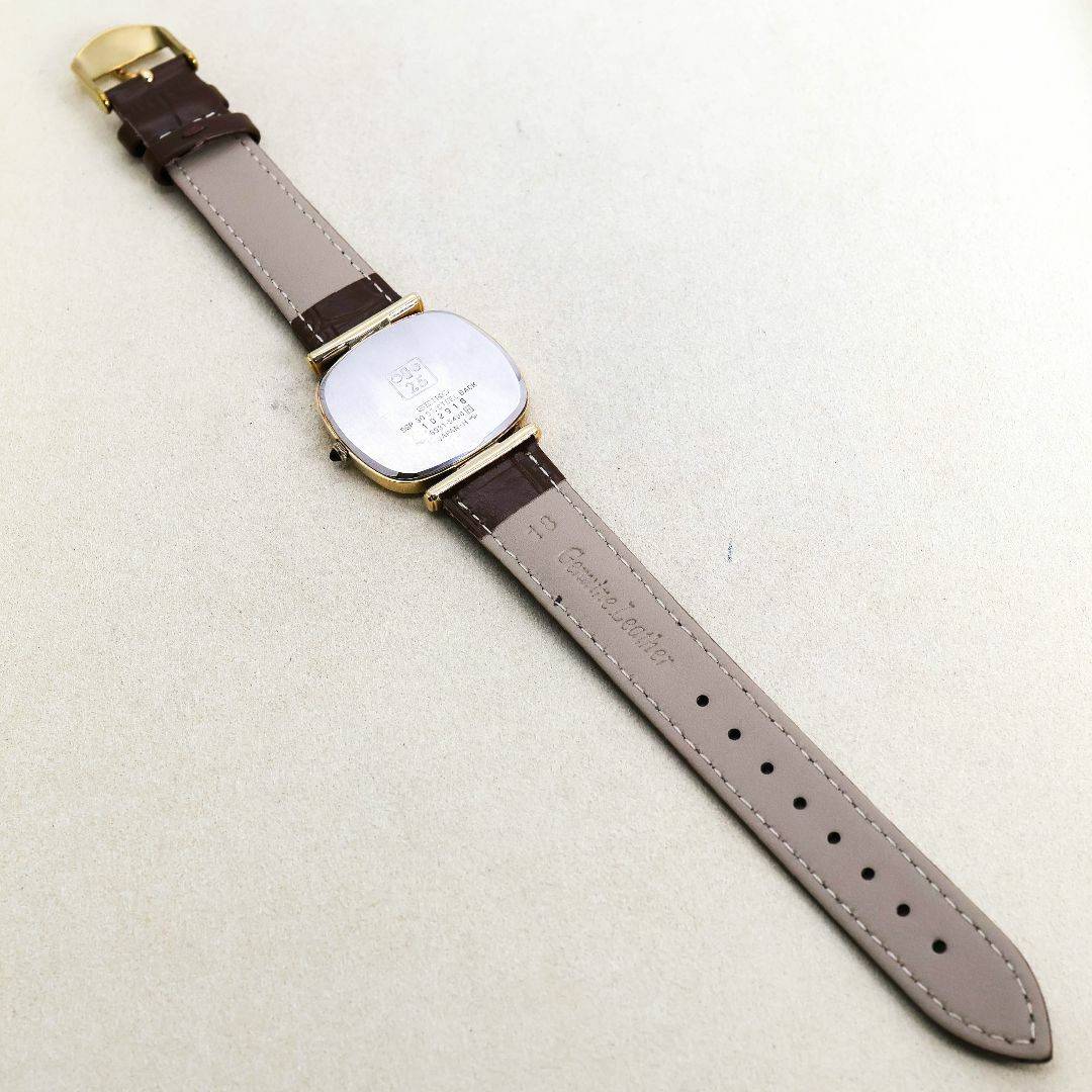 SEIKO - 稼働 SEIKO Dolce 腕時計 スクエア SGP30 レザー 1276の SEIKO - 稼働 SEIKO Dolce 腕時計 スクエア SGP30 レザー 1276の