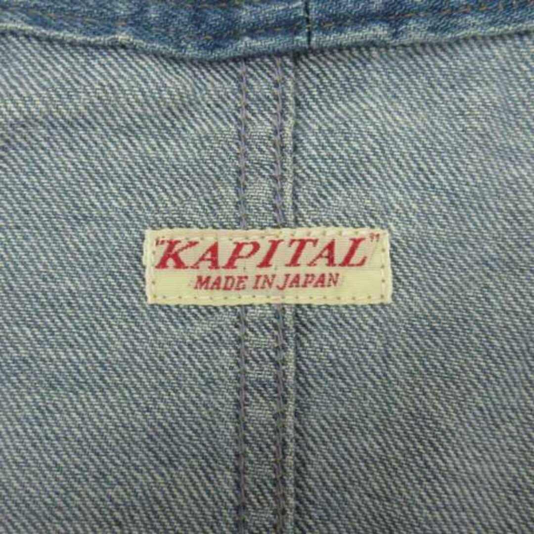 KAPITAL - キャピタル デニム カーディガン長袖 ペンキ加工 KAPITAL - キャピタル デニム カーディガン長袖 ペンキ加工
