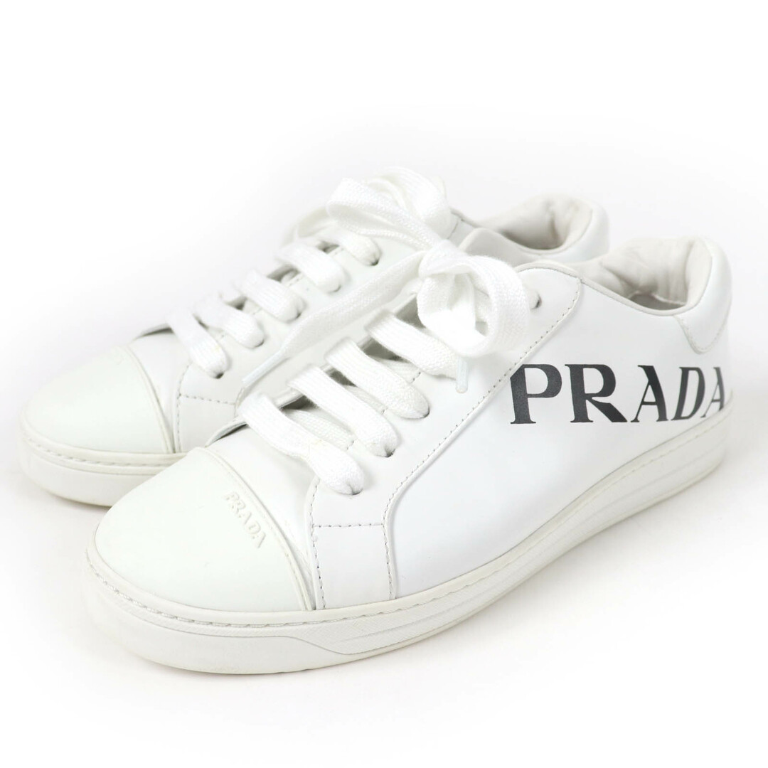 PRADA - 美品☆PRADA プラダ 1E123M ロゴ入り レースアップ PRADA - 美品☆PRADA プラダ 1E123M ロゴ入り レースアップ