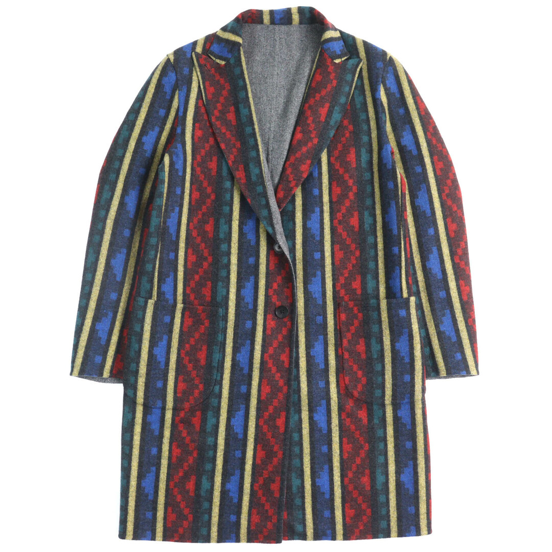 ETRO - 極美品△ETRO エトロ 21AW ウール100% ヘリンボーン 総 ETRO - 極美品△ETRO エトロ 21AW ウール100% ヘリンボーン 総