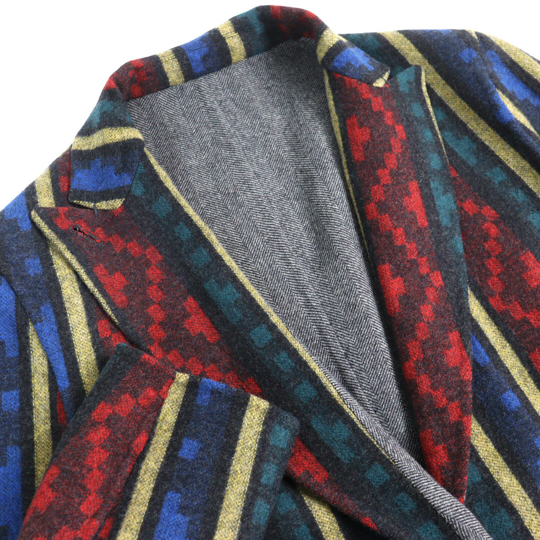 ETRO - 極美品△ETRO エトロ 21AW ウール100% ヘリンボーン 総 ETRO - 極美品△ETRO エトロ 21AW ウール100% ヘリンボーン 総