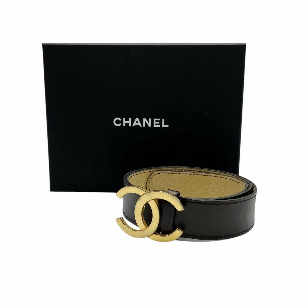 CHANEL - ⭐️良品⭐️ シャネル ベルト 65 ココマーク ブラック CHANEL - ⭐️良品⭐️ シャネル ベルト 65 ココマーク ブラック
