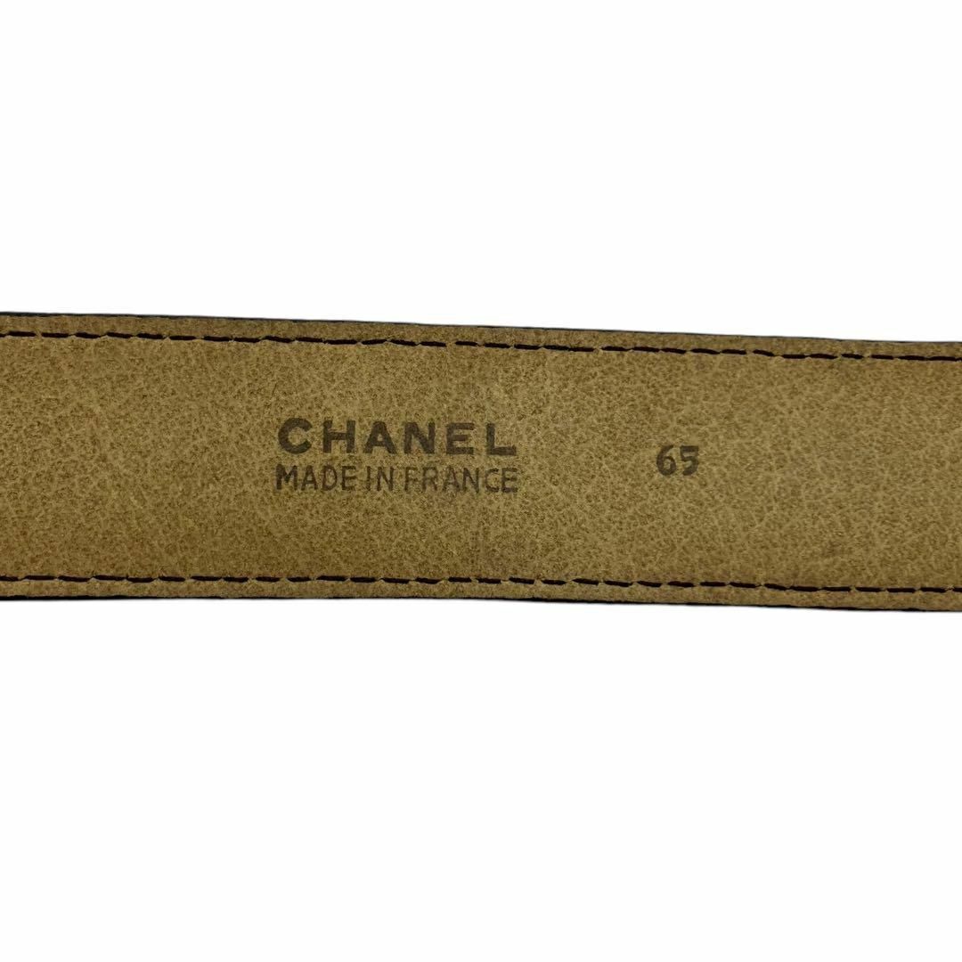 CHANEL - ⭐️良品⭐️ シャネル ベルト 65 ココマーク ブラック CHANEL - ⭐️良品⭐️ シャネル ベルト 65 ココマーク ブラック