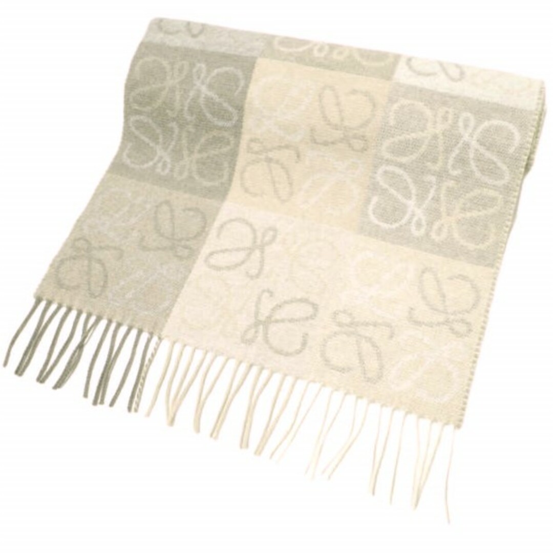 LOEWE - LOEWE ロエベ イギリス製 ANAGRAM SCARF ウールカシミヤ LOEWE - LOEWE ロエベ イギリス製 ANAGRAM SCARF ウールカシミヤ