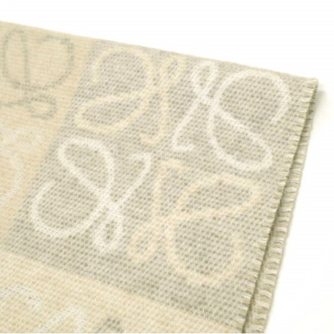 LOEWE - LOEWE ロエベ イギリス製 ANAGRAM SCARF ウールカシミヤ LOEWE - LOEWE ロエベ イギリス製 ANAGRAM SCARF ウールカシミヤ