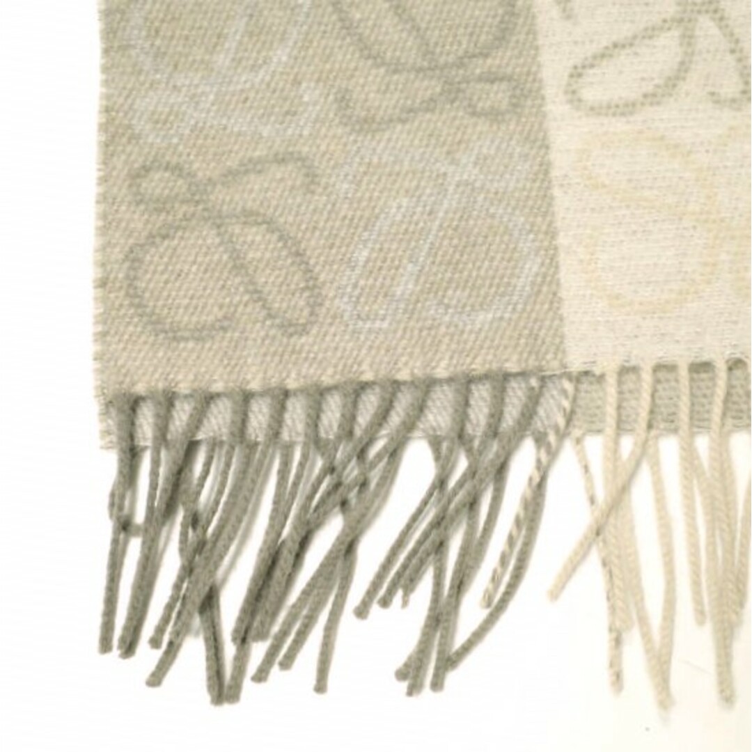 LOEWE - LOEWE ロエベ イギリス製 ANAGRAM SCARF ウールカシミヤ LOEWE - LOEWE ロエベ イギリス製 ANAGRAM SCARF ウールカシミヤ