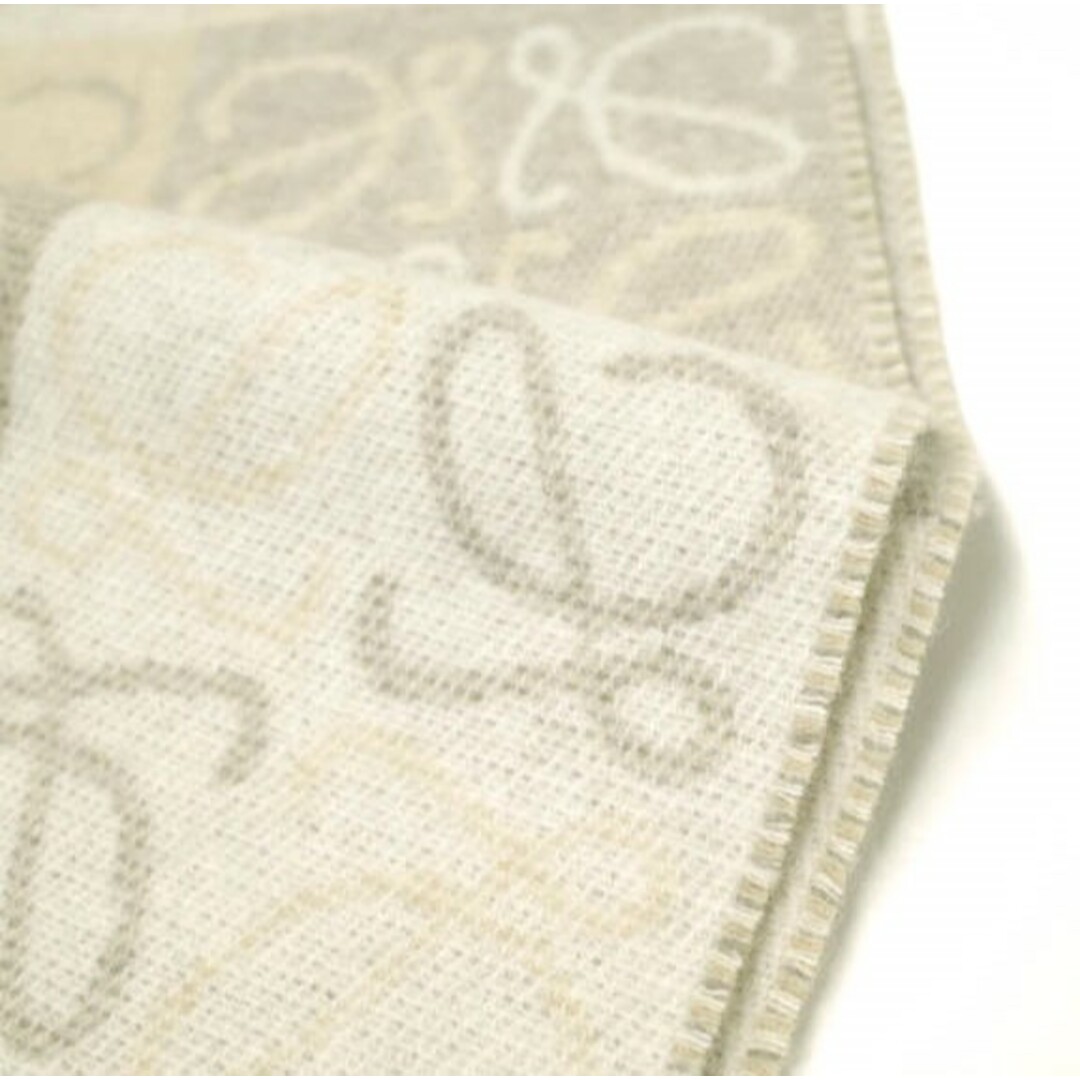 LOEWE - LOEWE ロエベ イギリス製 ANAGRAM SCARF ウールカシミヤ LOEWE - LOEWE ロエベ イギリス製 ANAGRAM SCARF ウールカシミヤ