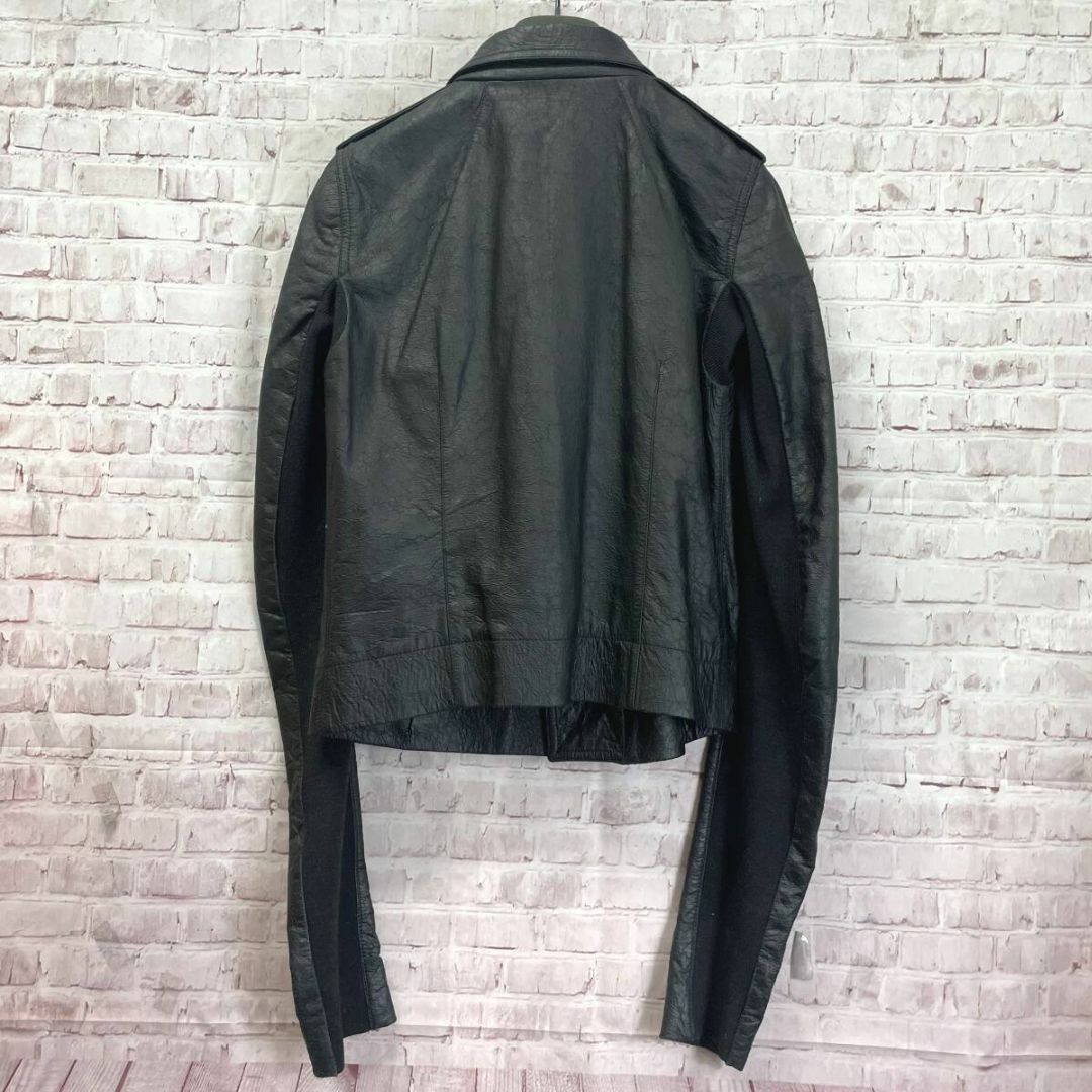 Rick Owens - 良品 Rick Owens 40 ライダースジャケット レザー Rick Owens - 良品 Rick Owens 40 ライダースジャケット レザー