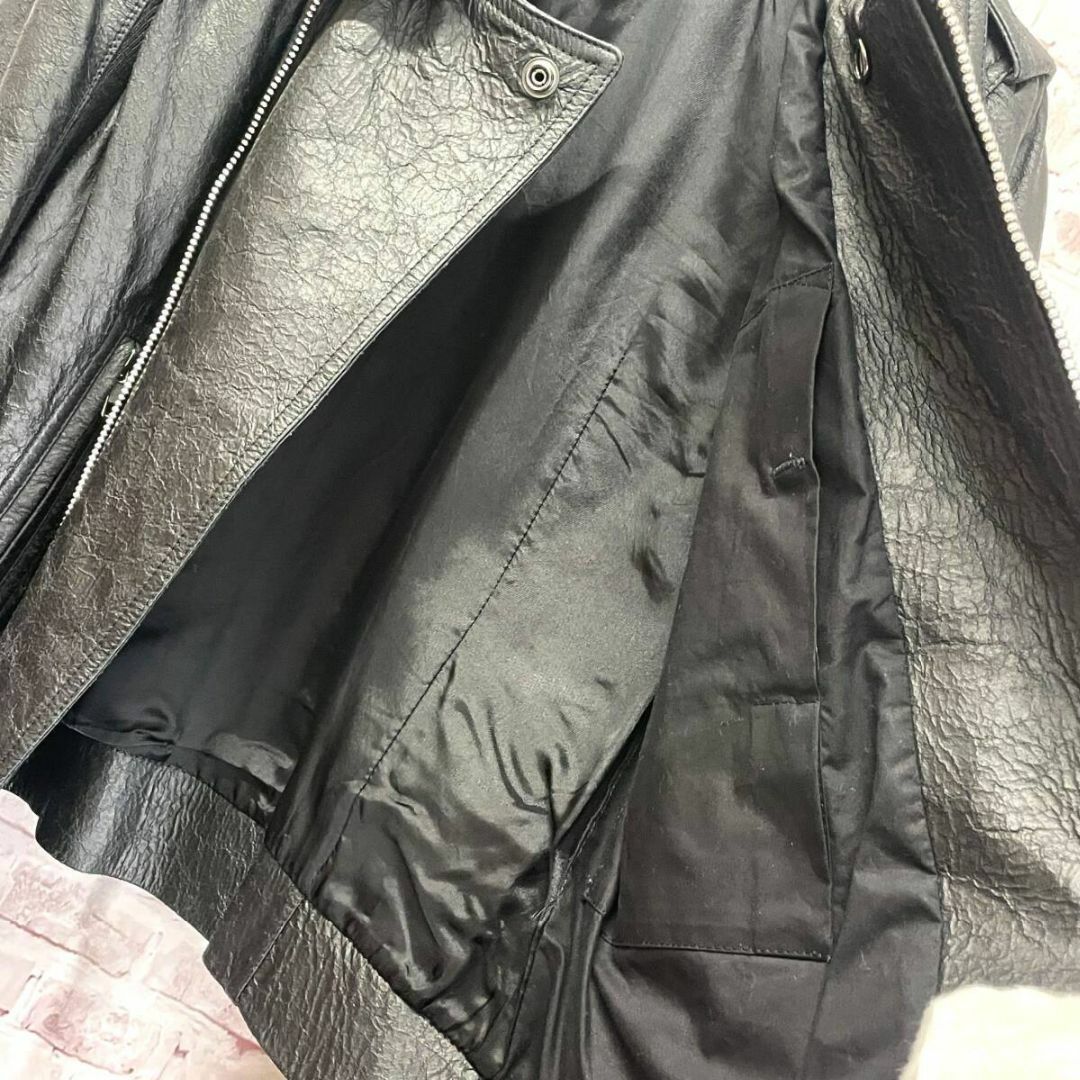 Rick Owens - 良品 Rick Owens 40 ライダースジャケット レザー Rick Owens - 良品 Rick Owens 40 ライダースジャケット レザー
