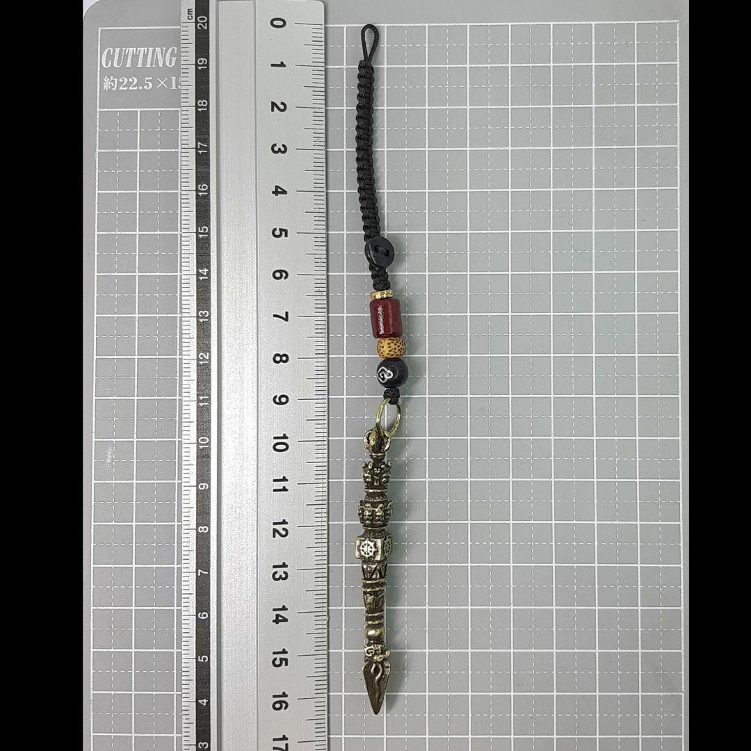 金剛杵④ 置物 真鍮 六道輪 降魔杵 独鈷杵 密教 法具 チベット 金剛杵④ 置物 真鍮 六道輪 降魔杵 独鈷杵 密教 法具 チベット