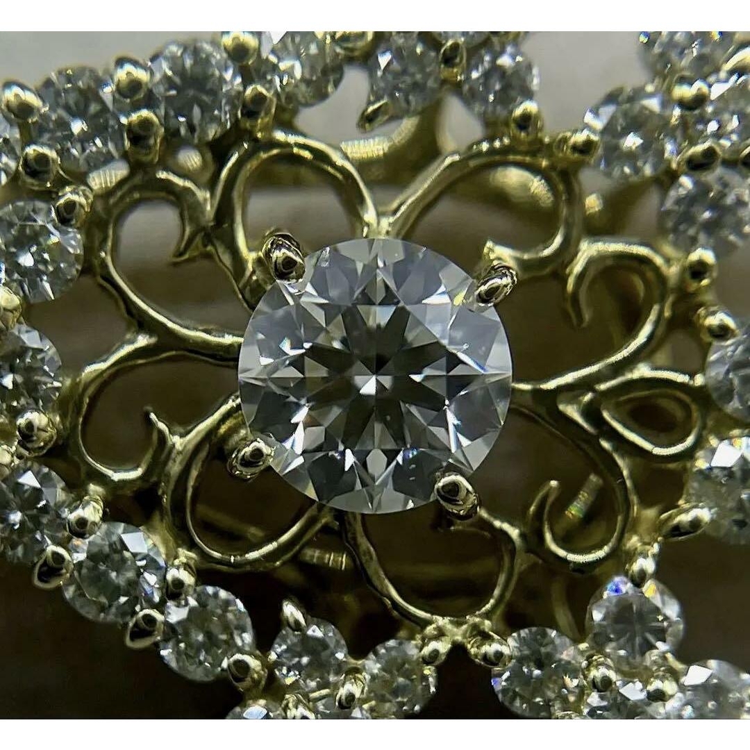 JD37☆高級 ダイヤモンド1.02ct K18 ペンダントヘッドの通販 by JD37☆高級 ダイヤモンド1.02ct K18 ペンダントヘッドの通販 by