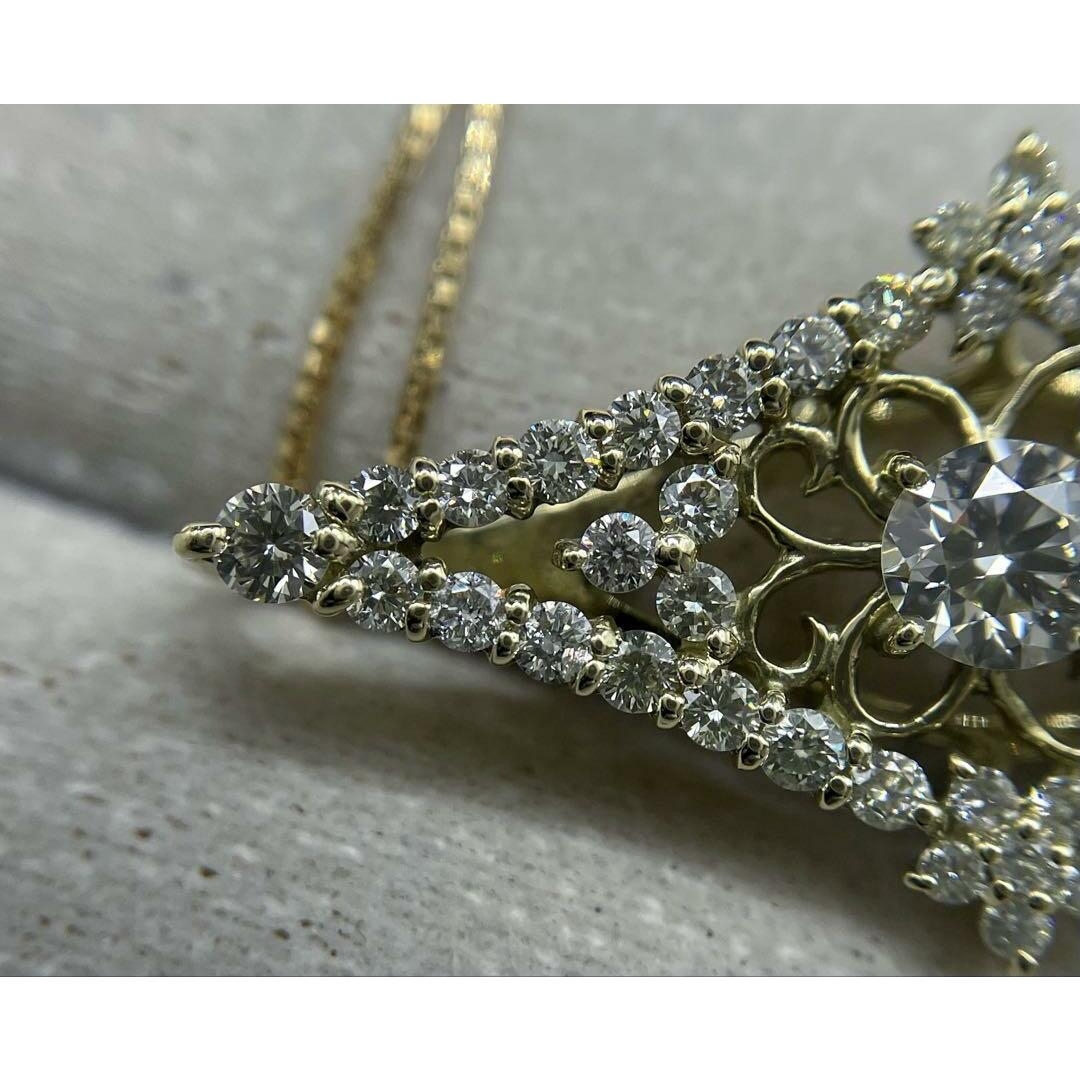 JD37☆高級 ダイヤモンド1.02ct K18 ペンダントヘッドの通販 by JD37☆高級 ダイヤモンド1.02ct K18 ペンダントヘッドの通販 by