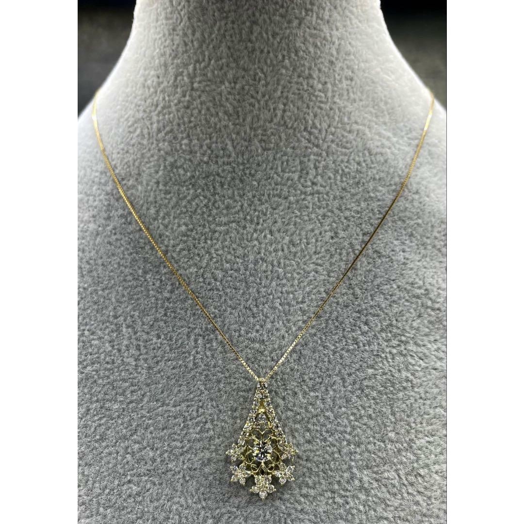 JD37☆高級 ダイヤモンド1.02ct K18 ペンダントヘッドの通販 by JD37☆高級 ダイヤモンド1.02ct K18 ペンダントヘッドの通販 by