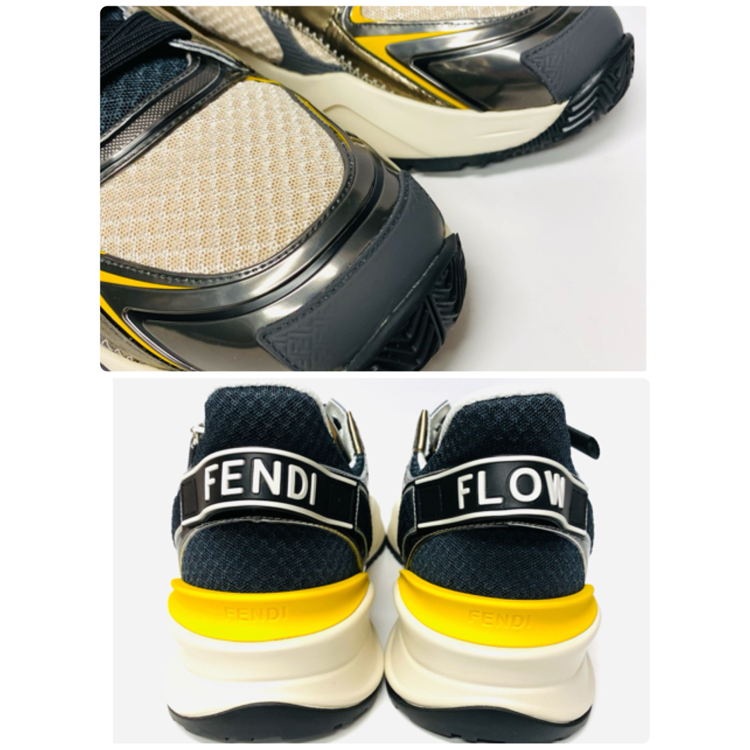 FENDI - 試着 定価17.9万 現行 フェンディ フロー スニーカー FENDI - 試着 定価17.9万 現行 フェンディ フロー スニーカー