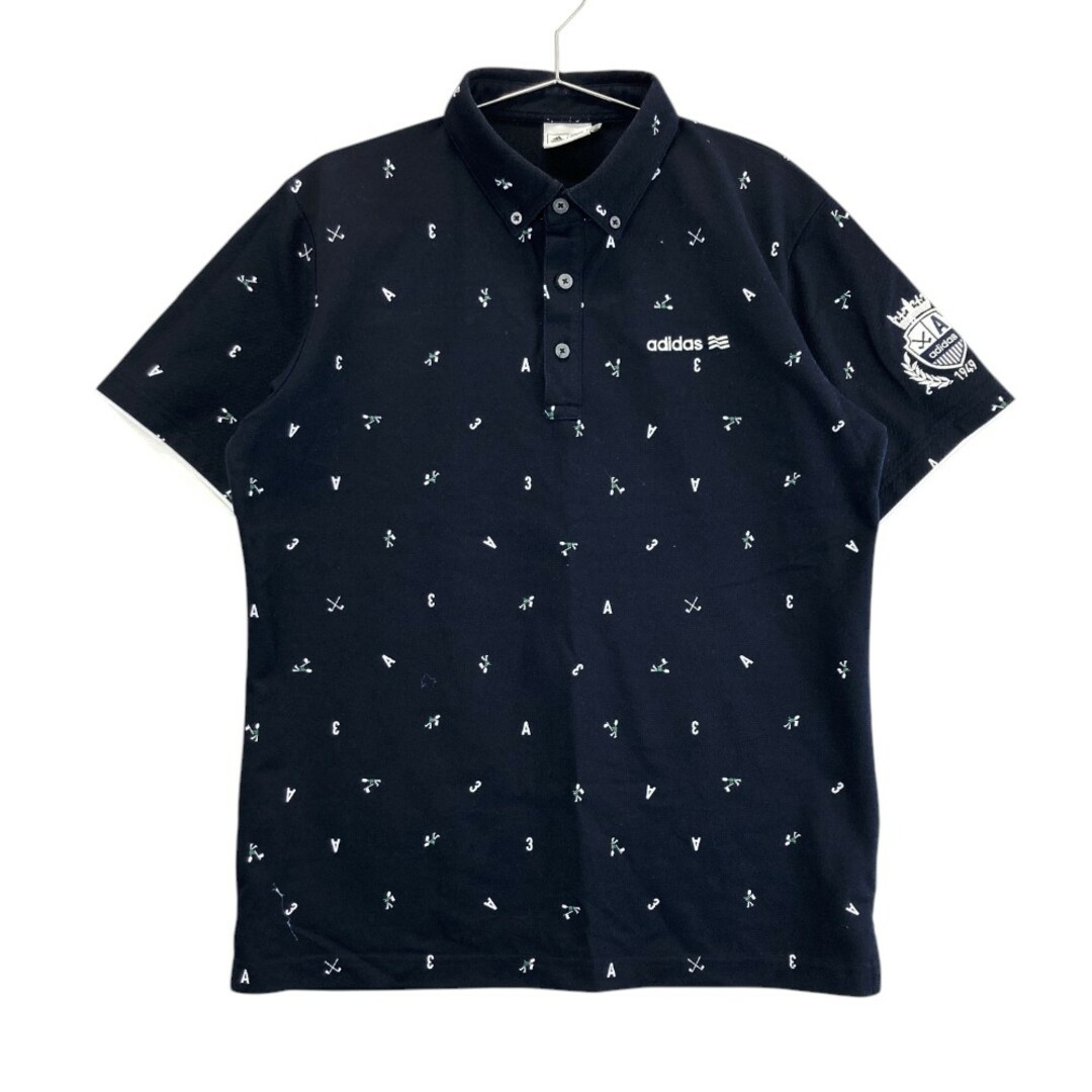 サイズ:L ADIDAS GOLF アディダスゴルフ 半袖ポロシャツ ボタン サイズ:L ADIDAS GOLF アディダスゴルフ 半袖ポロシャツ ボタン