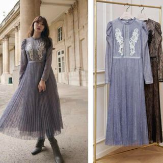 Her lip to - Belle Jardin Chiffon Dressの通販 by aymy Her lip to - Belle Jardin Chiffon Dressの通販 by aymy
