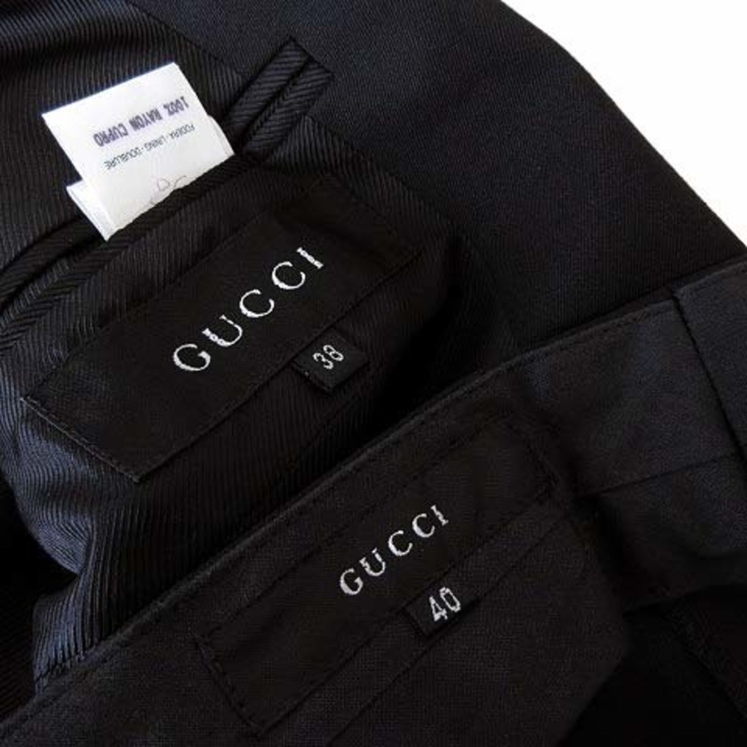 GUCCI - グッチ パンツスーツ 上下 セットアップ フォーマル M-L GUCCI - グッチ パンツスーツ 上下 セットアップ フォーマル M-L