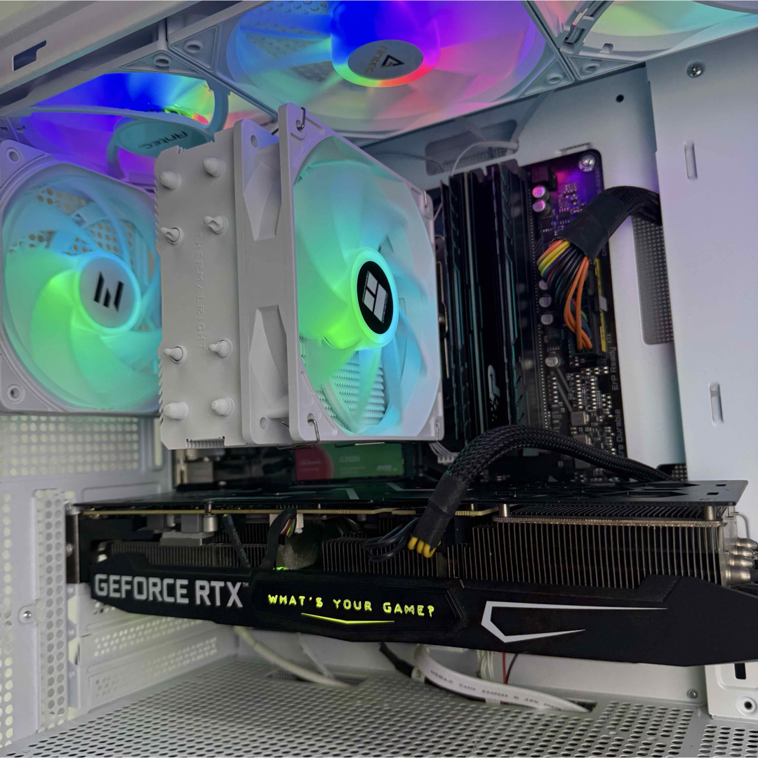 爆速SSD 新品ケース RYZEN7 5700X RTX3070 ゲーミングPCの通販 爆速SSD 新品ケース RYZEN7 5700X RTX3070 ゲーミングPCの通販