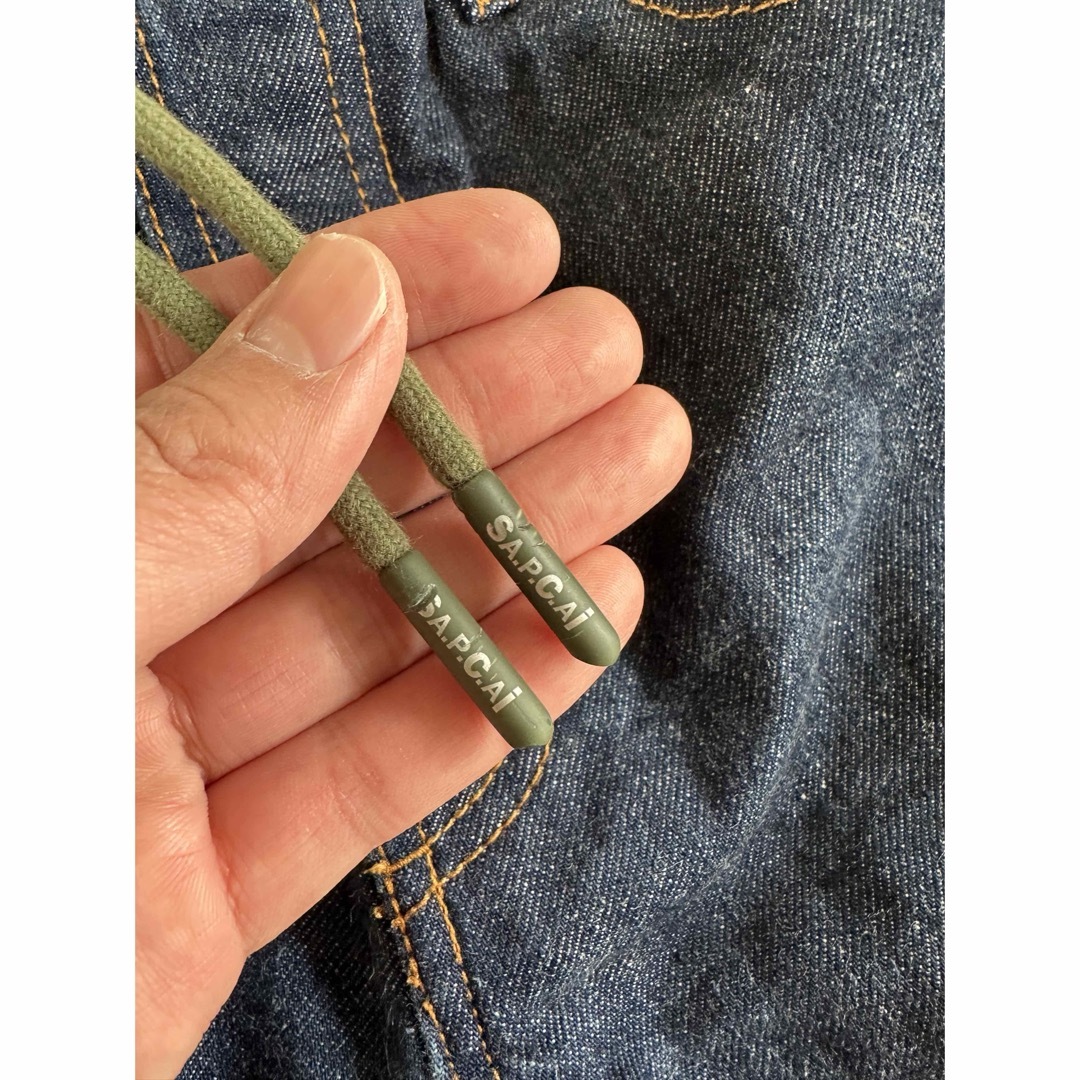 sacai - 【美品】21SS Sacai×A.P.C PANTALON HARUデニムパンツの sacai - 【美品】21SS Sacai×A.P.C PANTALON HARUデニムパンツの