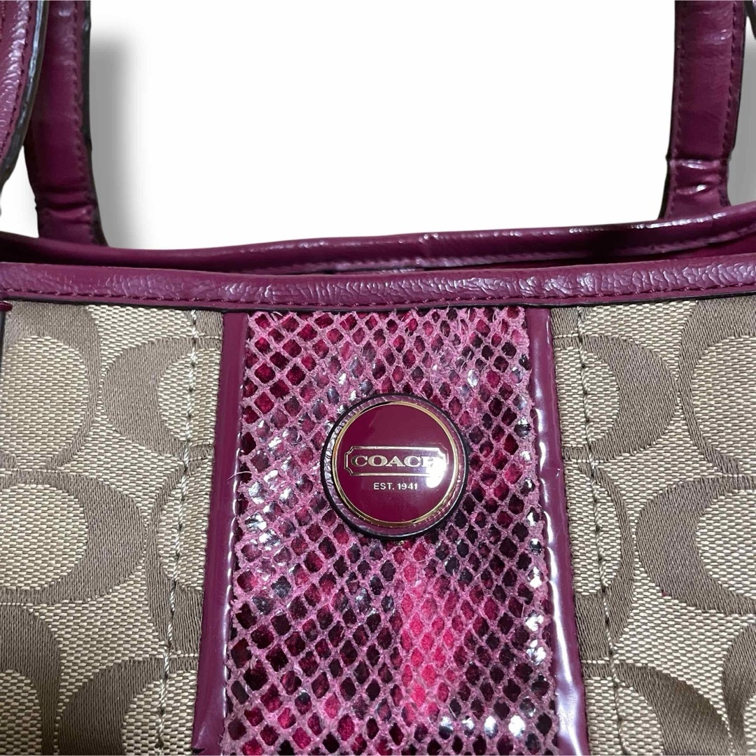 COACH - 良品 トートバッグ コーチ F24882 肩掛け ショルダー COACH - 良品 トートバッグ コーチ F24882 肩掛け ショルダー