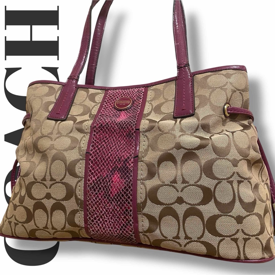 COACH - 良品 トートバッグ コーチ F24882 肩掛け ショルダー COACH - 良品 トートバッグ コーチ F24882 肩掛け ショルダー