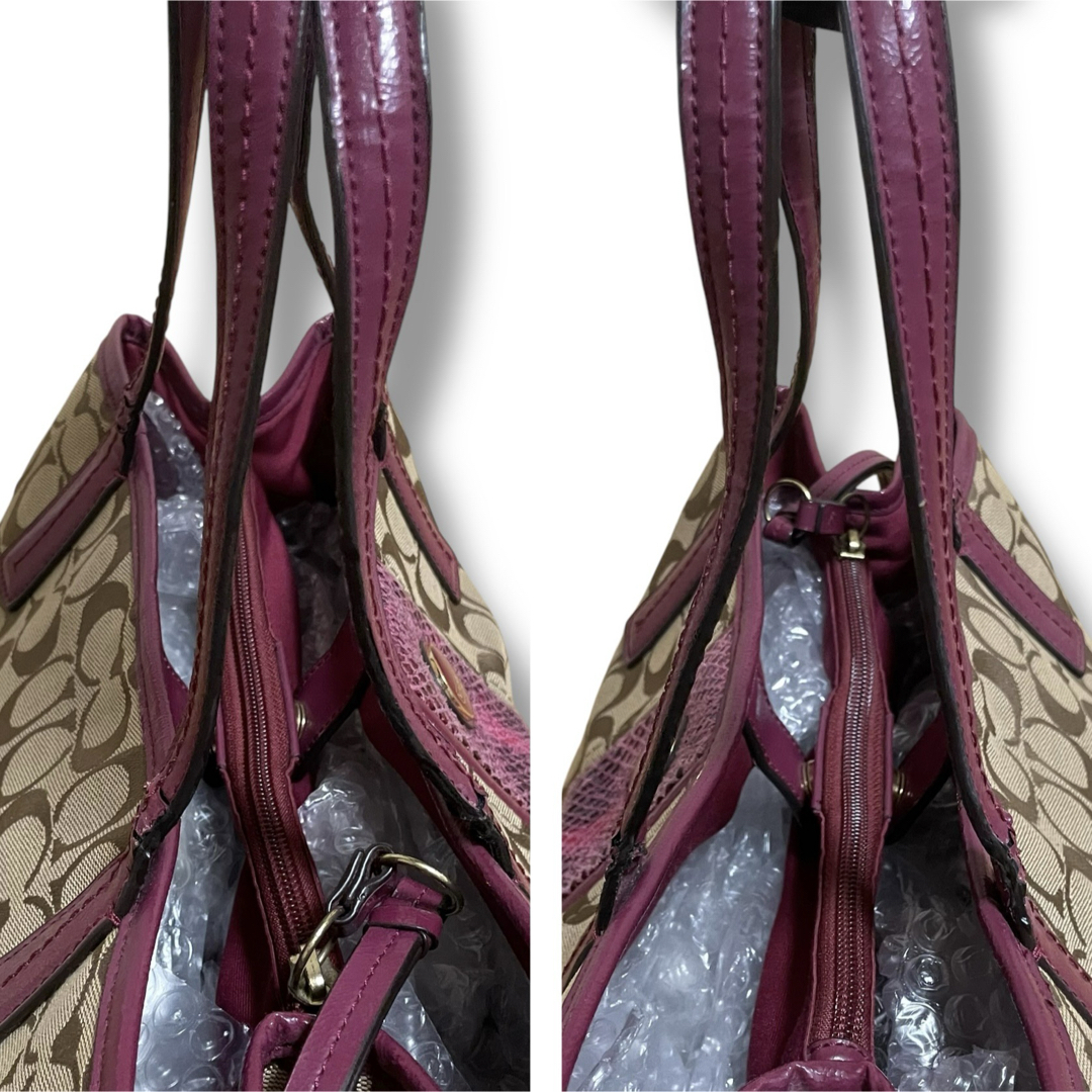 COACH - 良品 トートバッグ コーチ F24882 肩掛け ショルダー COACH - 良品 トートバッグ コーチ F24882 肩掛け ショルダー