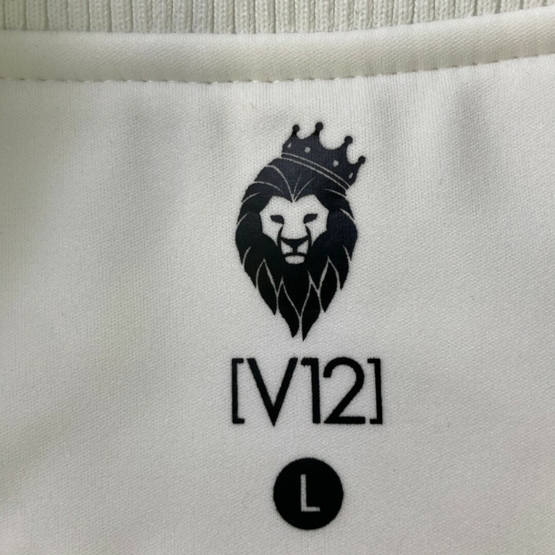 サイズ:L V12 ヴィトゥエルヴ ジップジャケット ホワイト系 サイズ:L V12 ヴィトゥエルヴ ジップジャケット ホワイト系