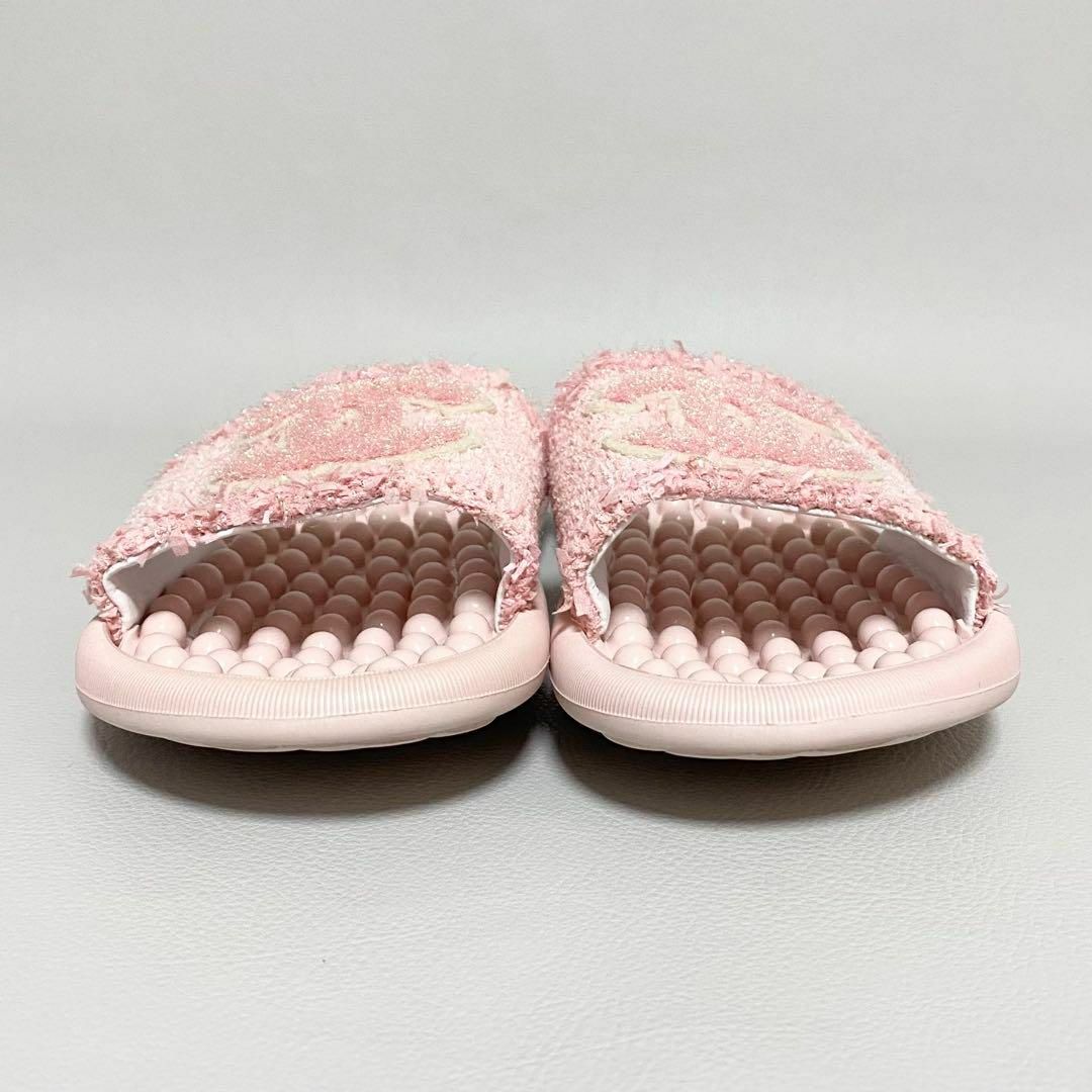 CHANEL - CHANEL / ツイードサンダル 39 ココマーク ピンク CHANEL - CHANEL / ツイードサンダル 39 ココマーク ピンク