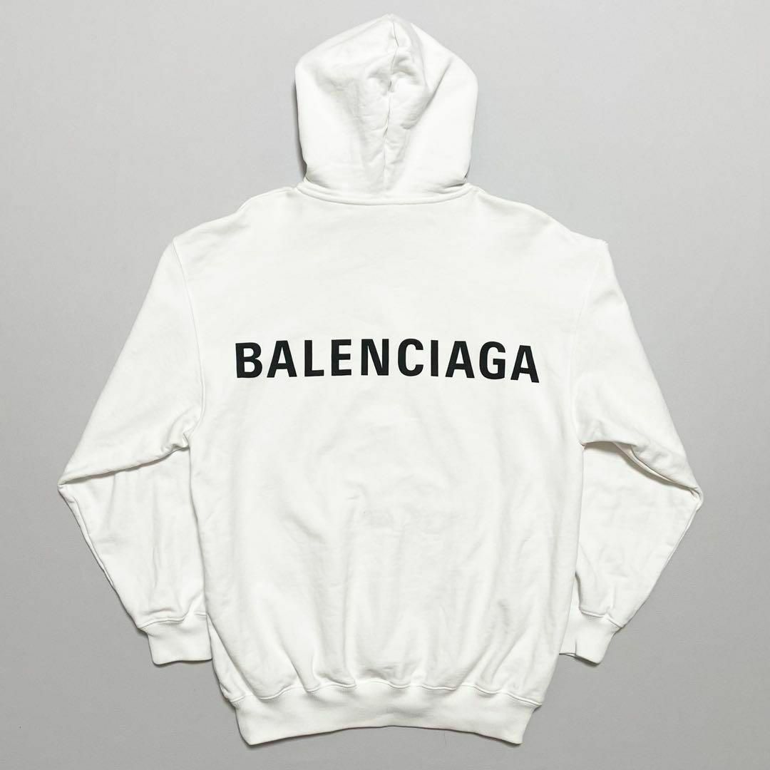 BALENCIAGA - BALENCIAGA / コットンパーカー バックロゴ BALENCIAGA - BALENCIAGA / コットンパーカー バックロゴ