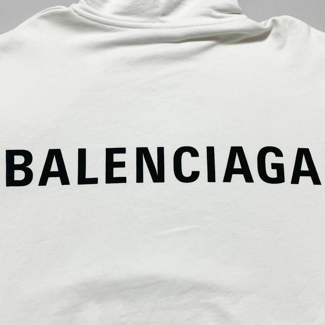 BALENCIAGA - BALENCIAGA / コットンパーカー バックロゴ BALENCIAGA - BALENCIAGA / コットンパーカー バックロゴ