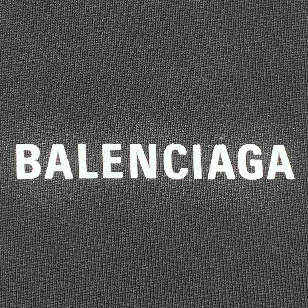 BALENCIAGA - BALENCIAGA / コットンパーカー バックロゴ 胸ロゴ BALENCIAGA - BALENCIAGA / コットンパーカー バックロゴ 胸ロゴ
